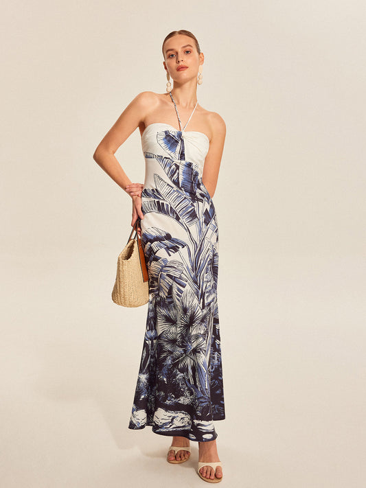 Esme Women's Linen Dress - front view