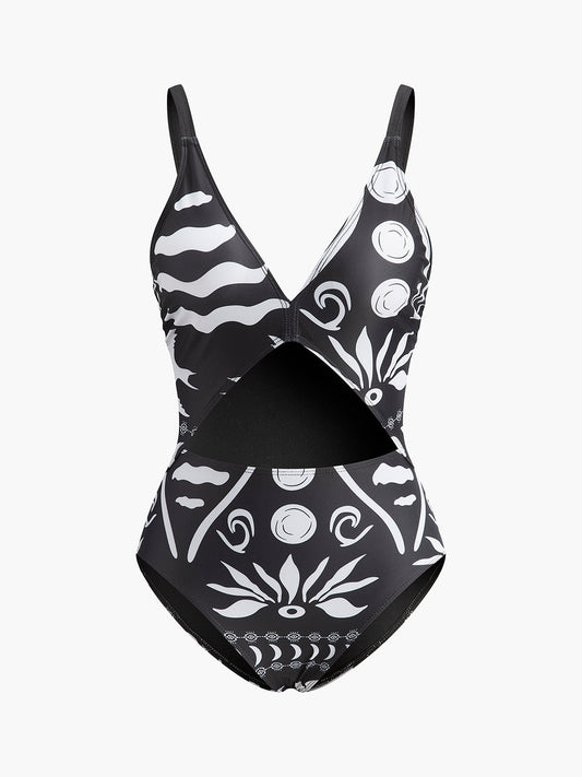 Imogen Women's Printed Swimsuit - front view