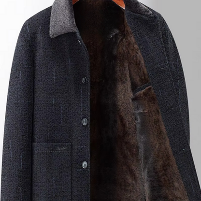 Rufus Men's Trench Coat - front view