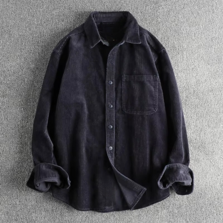 Rufus Men's Shirt - fabric and finish detail