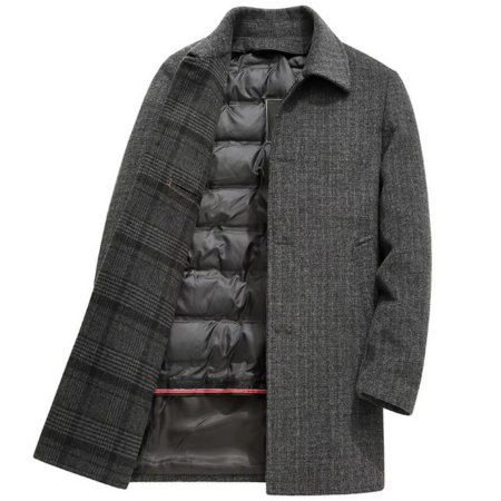 Barnaby Men's Trench Coat - full-length view