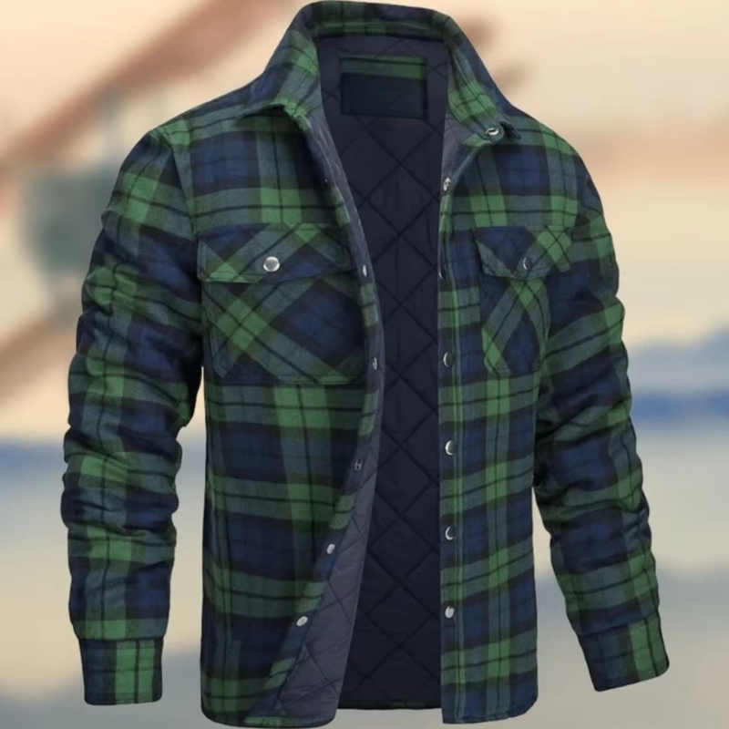 Silas Men's Plaid Jacket | Cotton