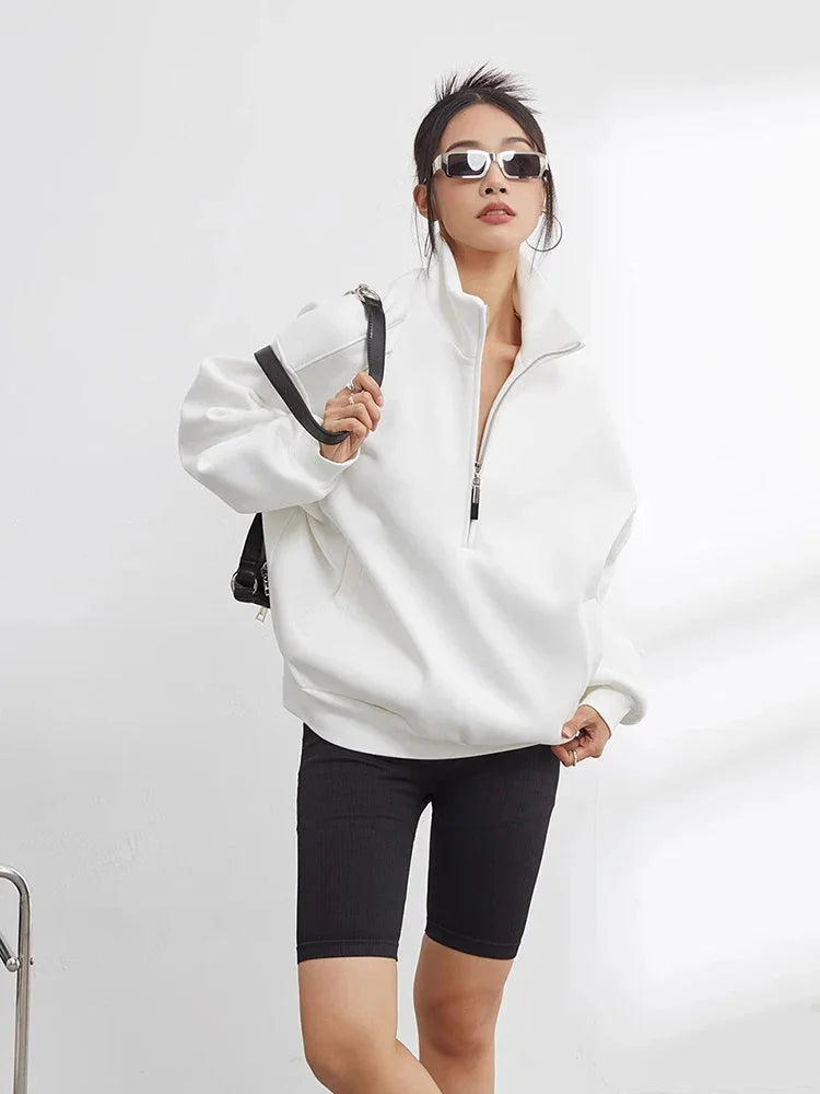Elise Women's Oversized Sweater - close-up detail