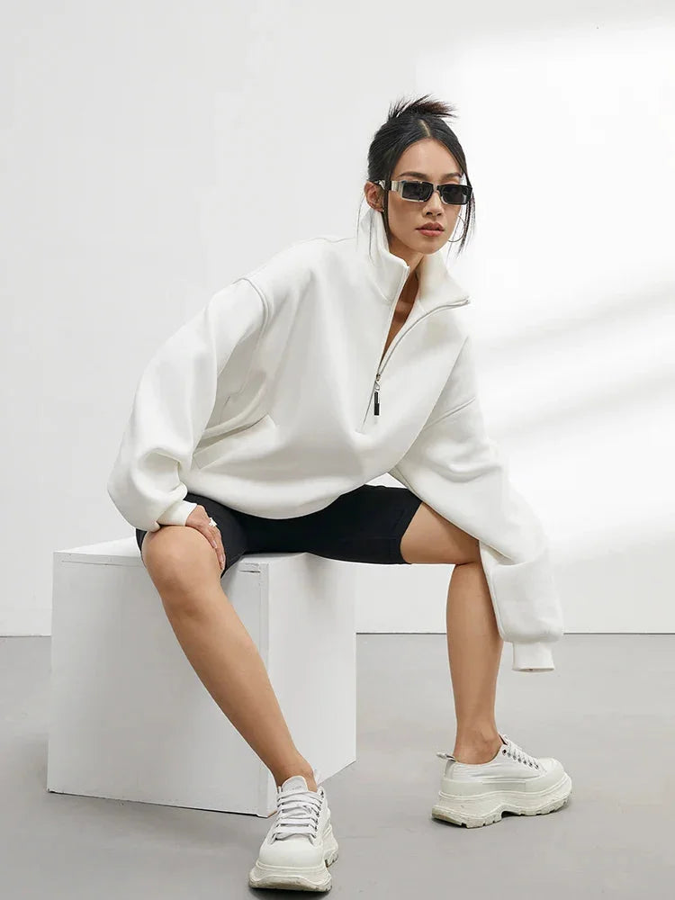 Elise Women's Oversized Sweater - back view
