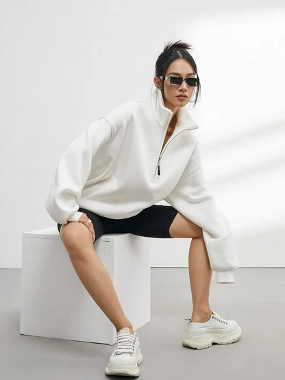 Elise Women's Oversized Sweater - back view
