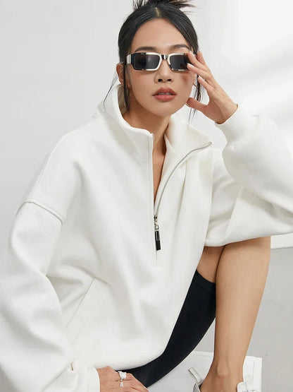 Elise Women's Oversized Sweater - styled view