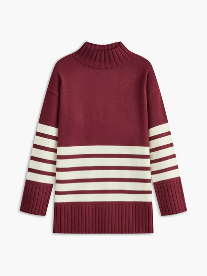 Paloma Women's Striped Sweater - full-length view