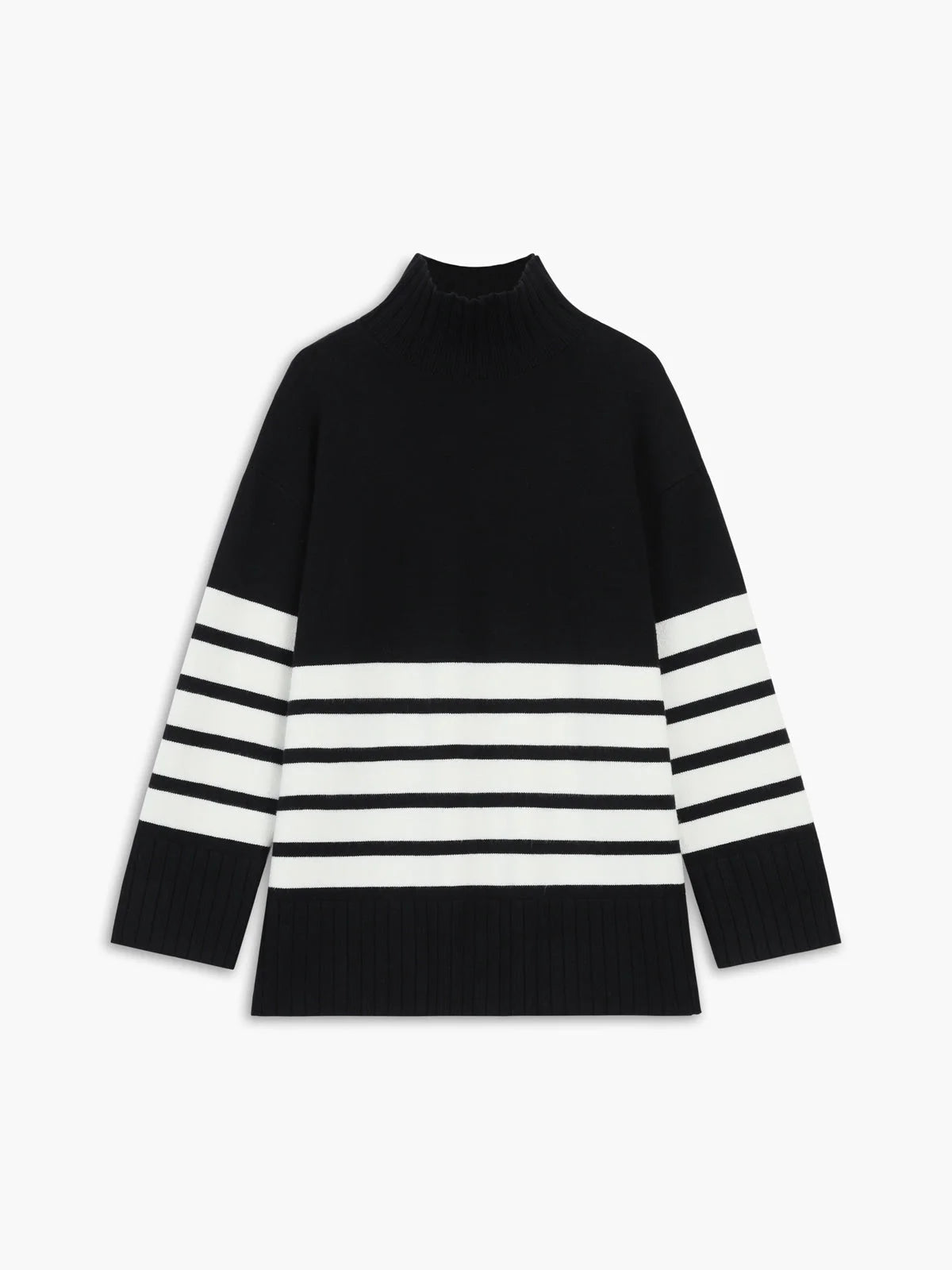 Paloma Women's Striped Sweater - back view