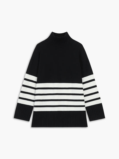Paloma Women's Striped Sweater - back view