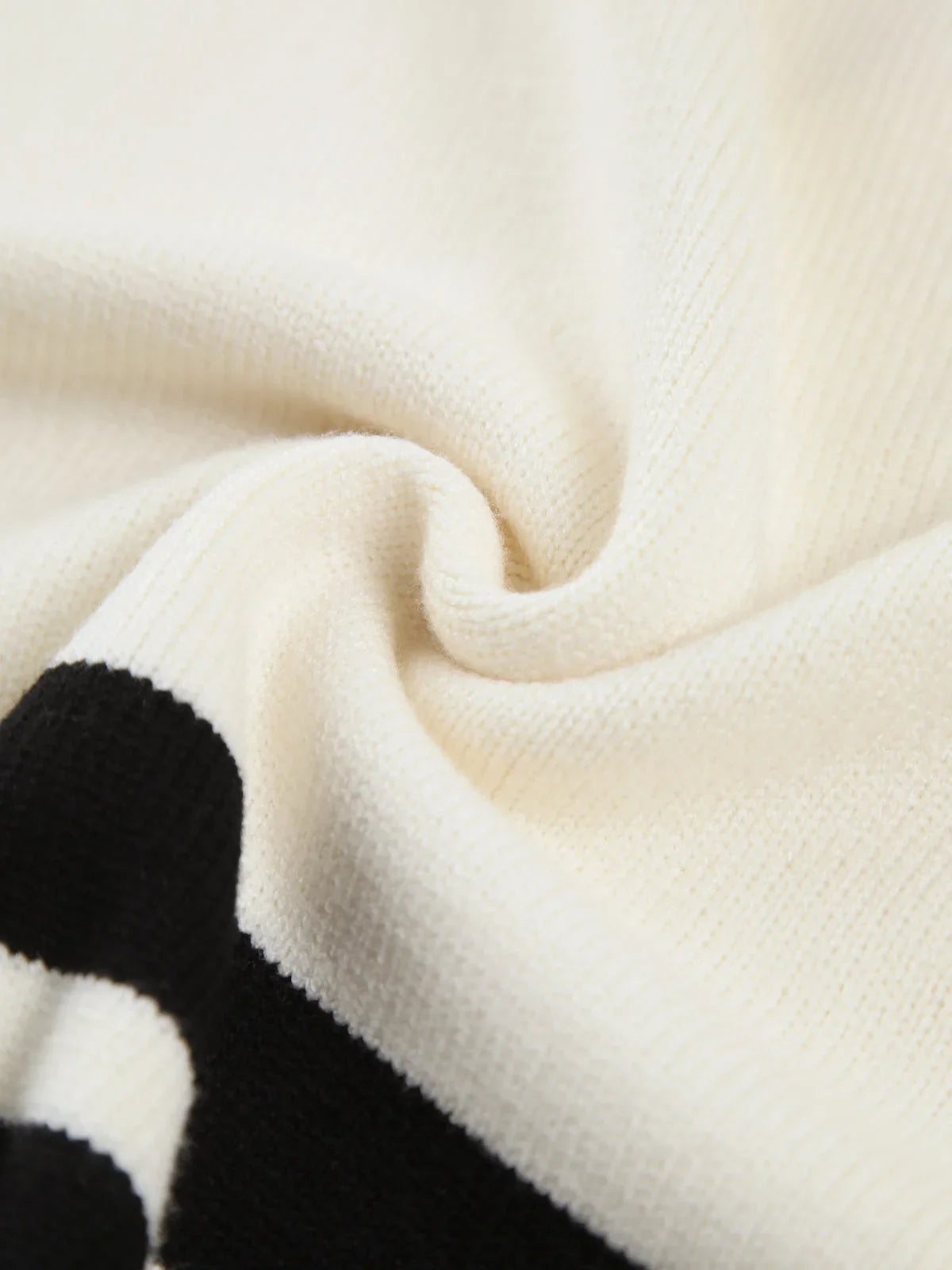 Paloma Women's Striped Sweater - fabric and finish detail
