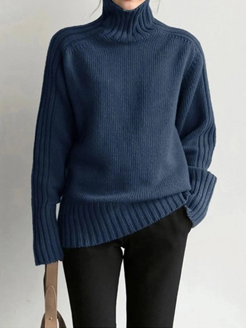 Violette Women's Sweater - fabric and finish detail