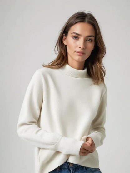 Verity Women's Sweater - fabric and finish detail