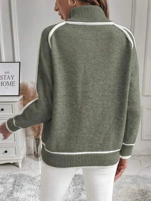 Delphine Women's Sweater - close-up detail