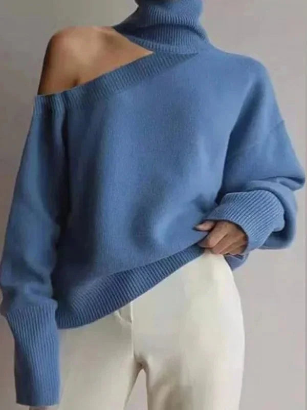Lena Women's Sweater - fabric and finish detail