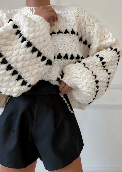 Rowan Women's Sweater - fabric and finish detail