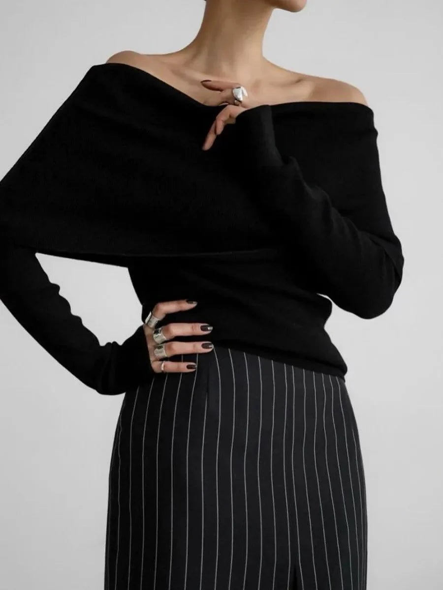 Margot Women's Sweater - fabric and finish detail