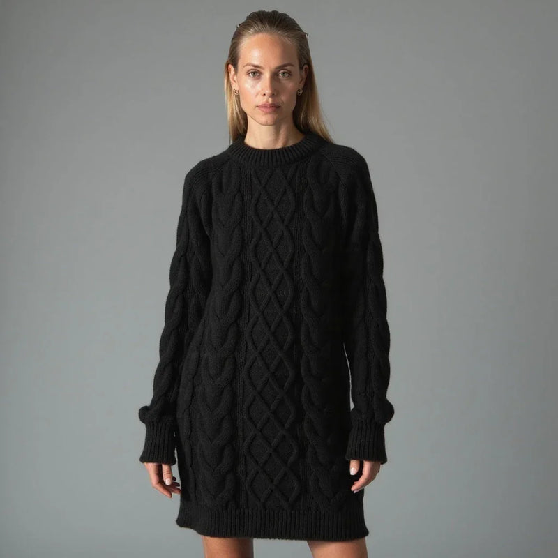 Vera Women's Cable Knit Sweater - front view