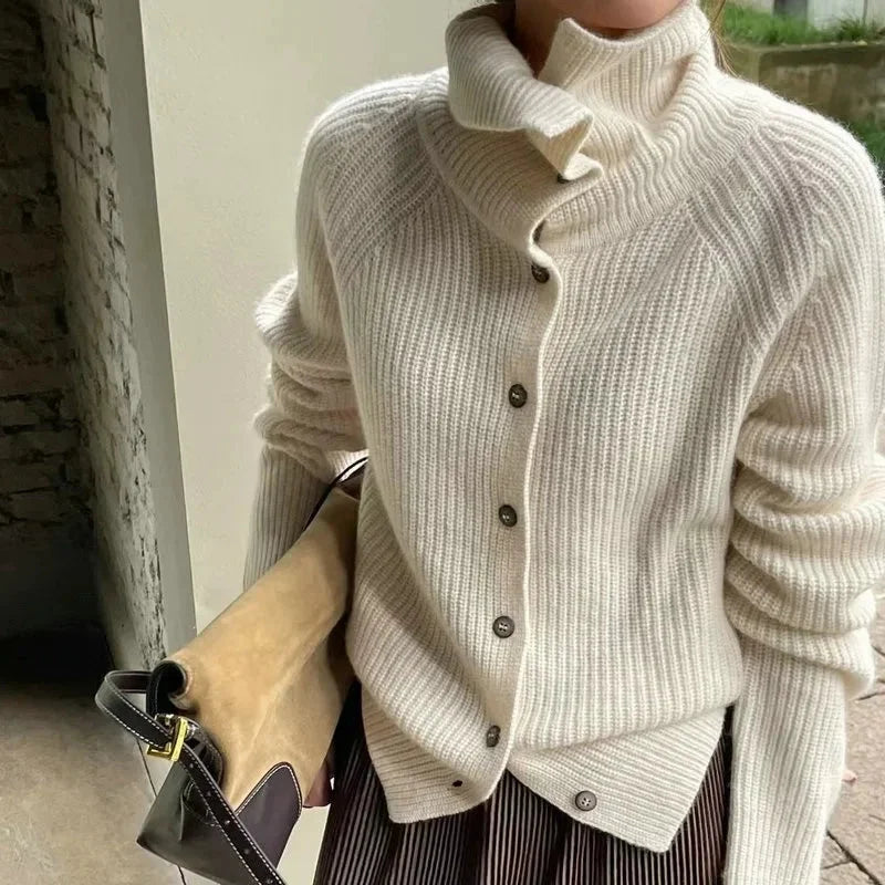 Romy Women's Sweater - fabric and finish detail
