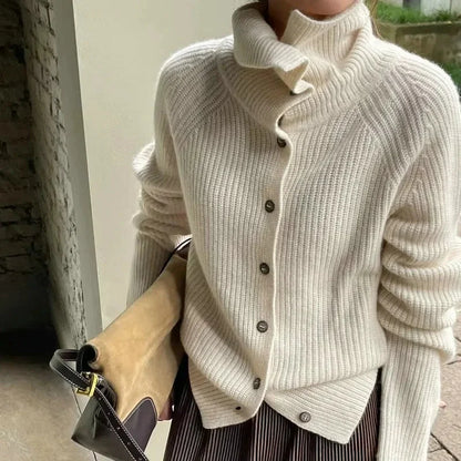 Romy Women's Sweater - fabric and finish detail
