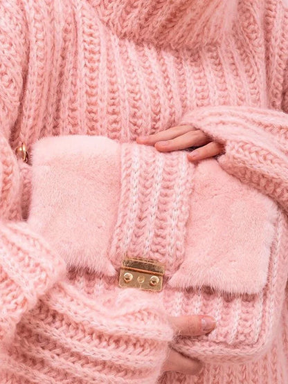 Margot Women's Sweater - fabric and finish detail