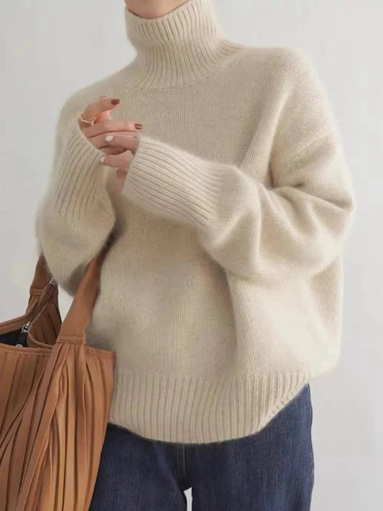 Camille Women's Sweater | Turtleneck