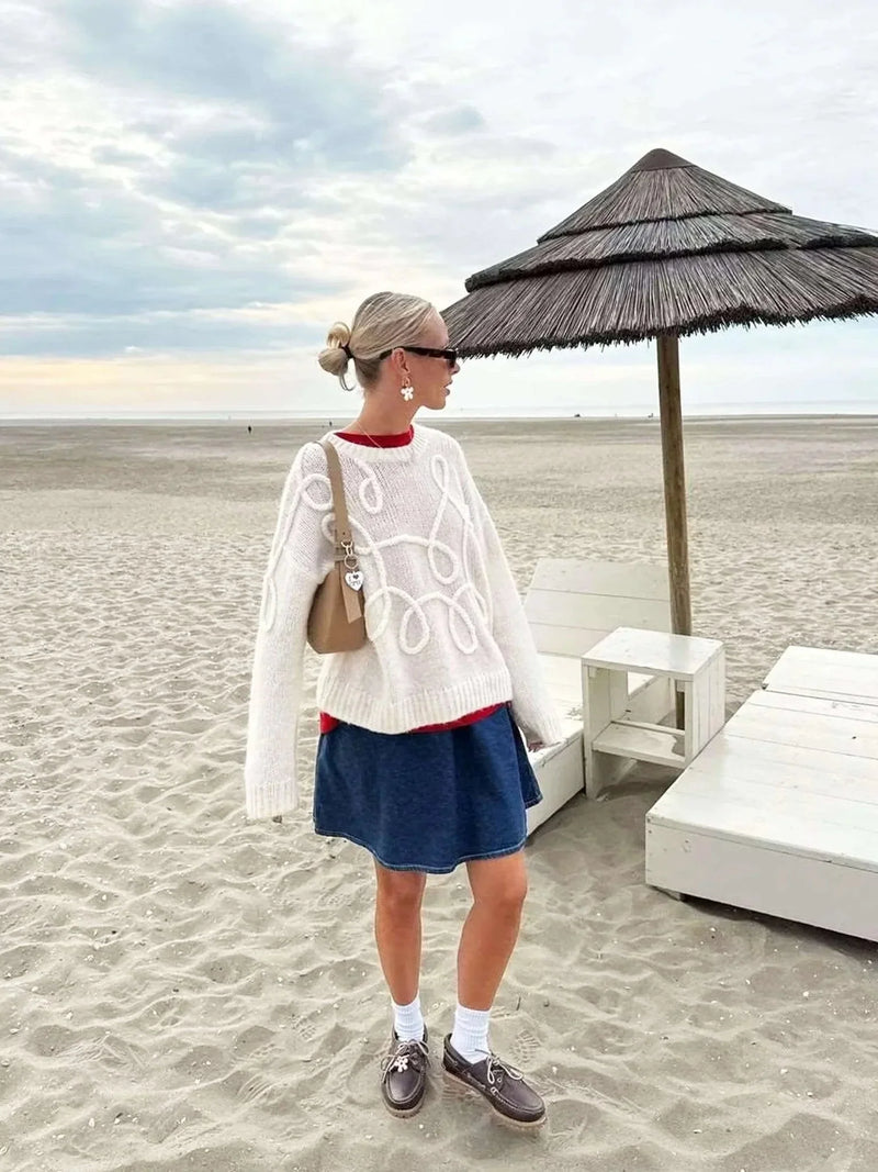 Harlow Women's Sweater - full-length view