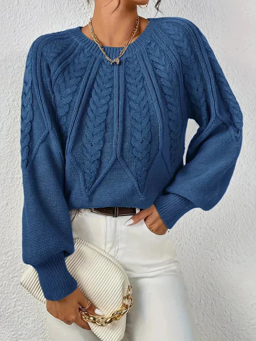 Elena Women's Sweater - back view