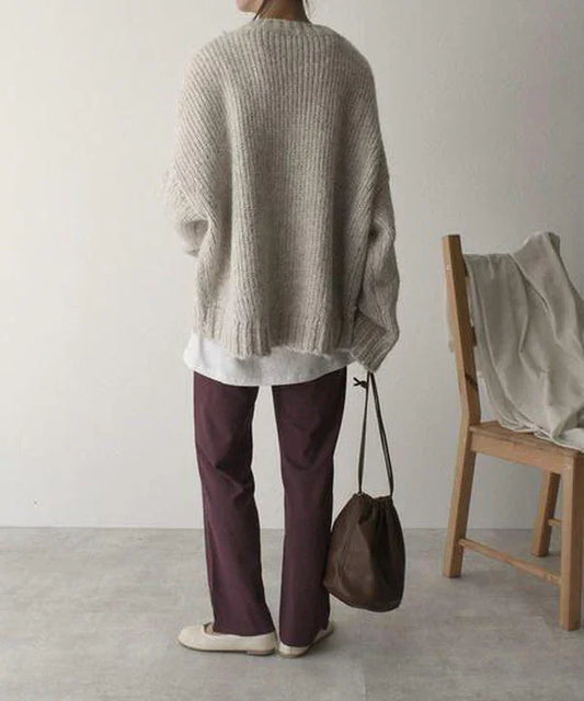 Saskia Women's Oversized Sweater - styled view