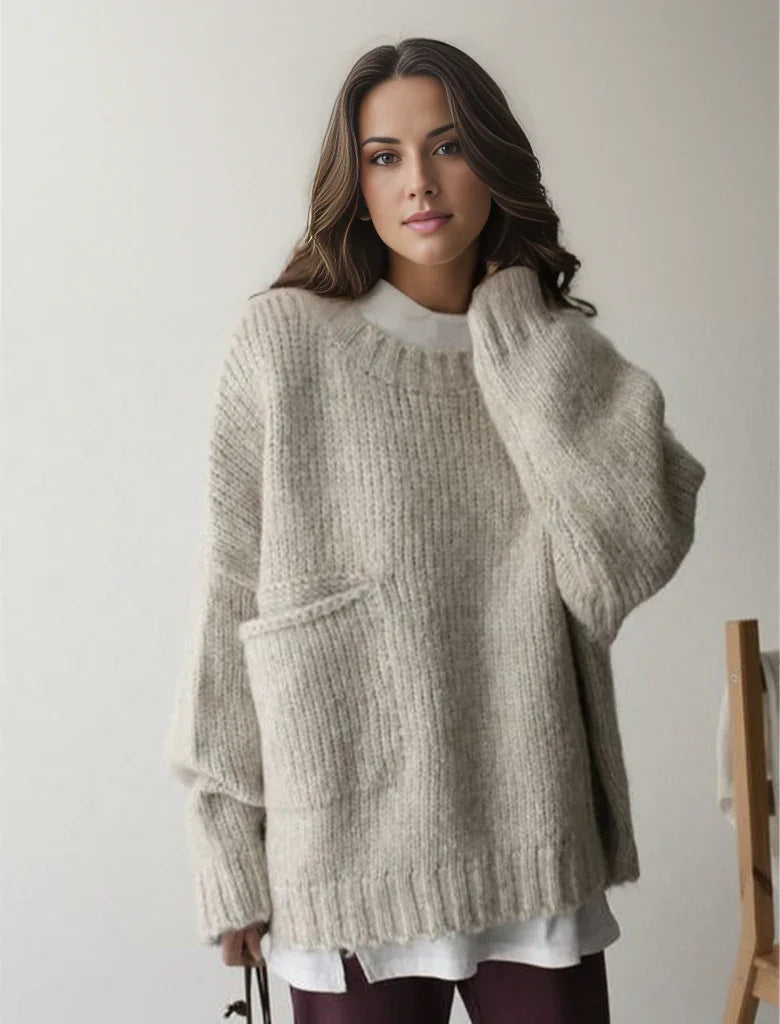 Saskia Women's Oversized Sweater - front view