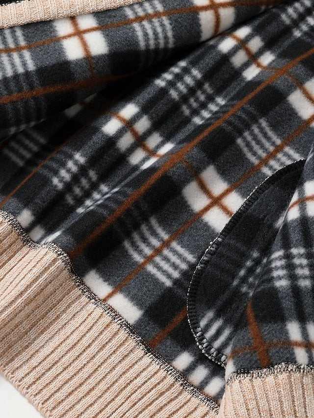 Nolan Men's Ribbed Knit Cardigan - close-up detail