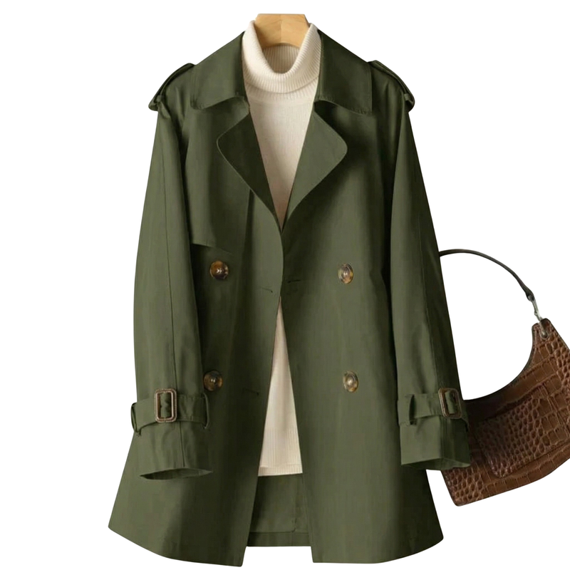 Alba Women's Trench Coat - back view