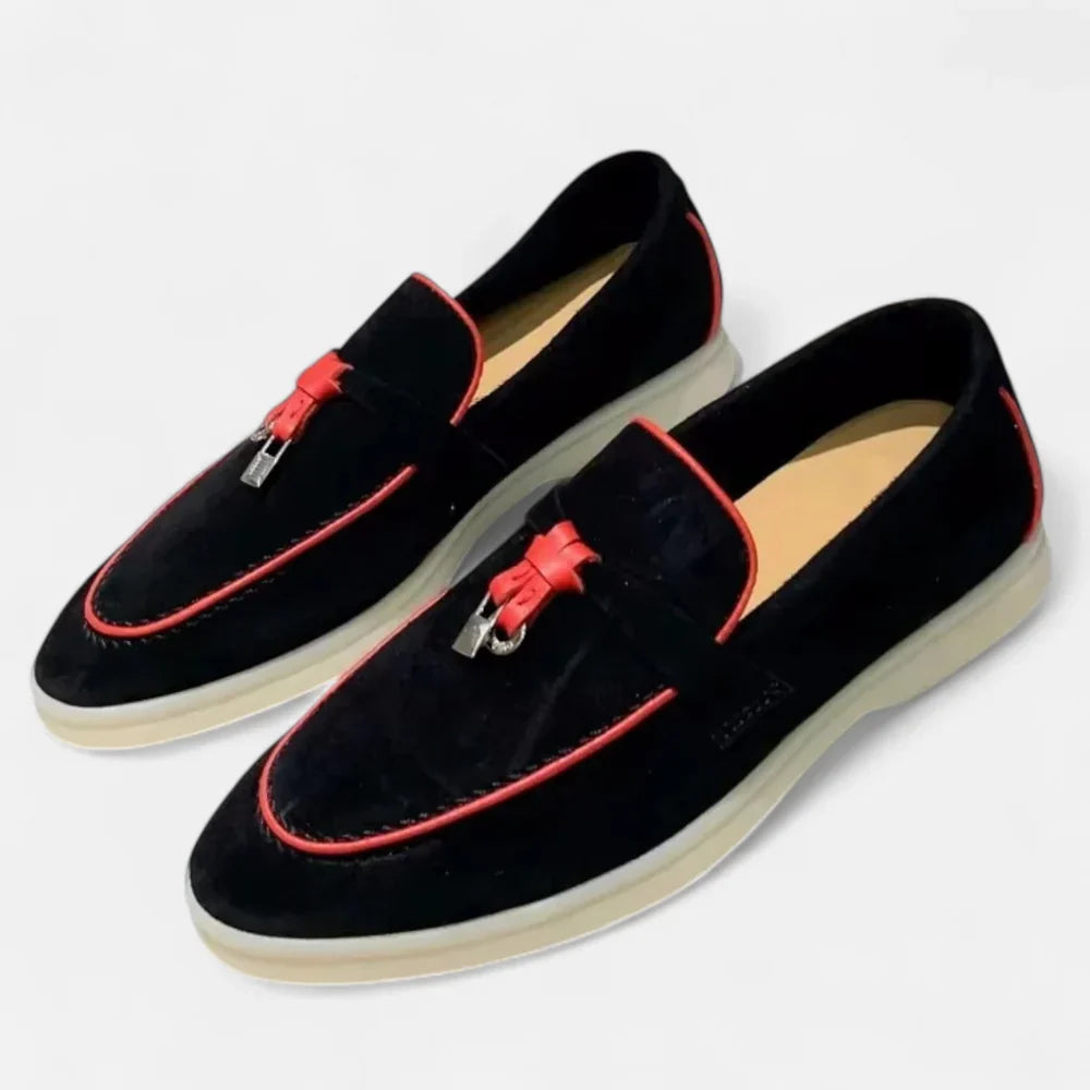 Ambrose Men's Suede Loafers - full-length view