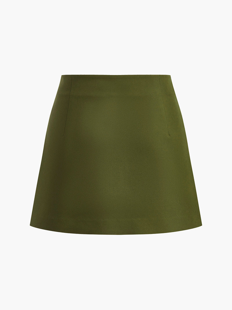 Nell Women's Pleated Skirt - front view