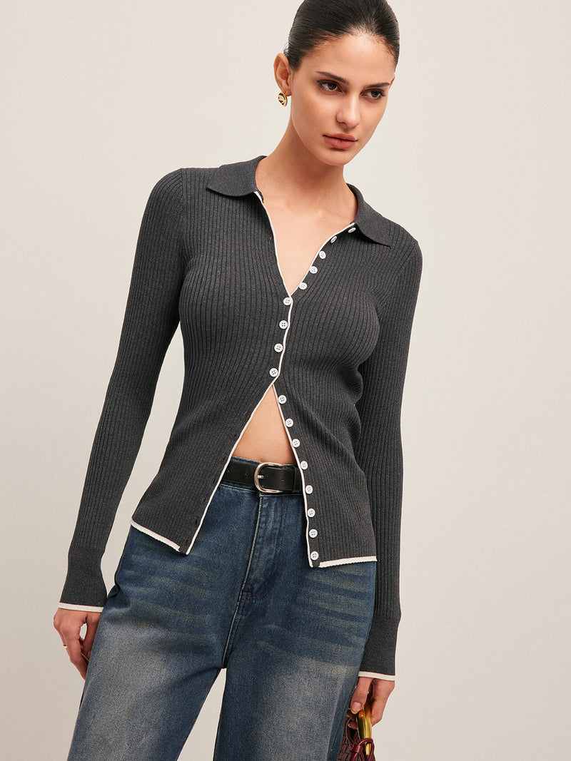 Esme Women's Cardigan | Cropped, Slim Fit, Knit
