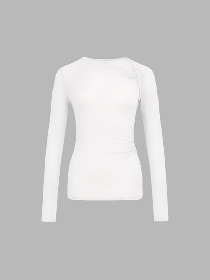 Edith Women's Asymmetric Shirt - styled view