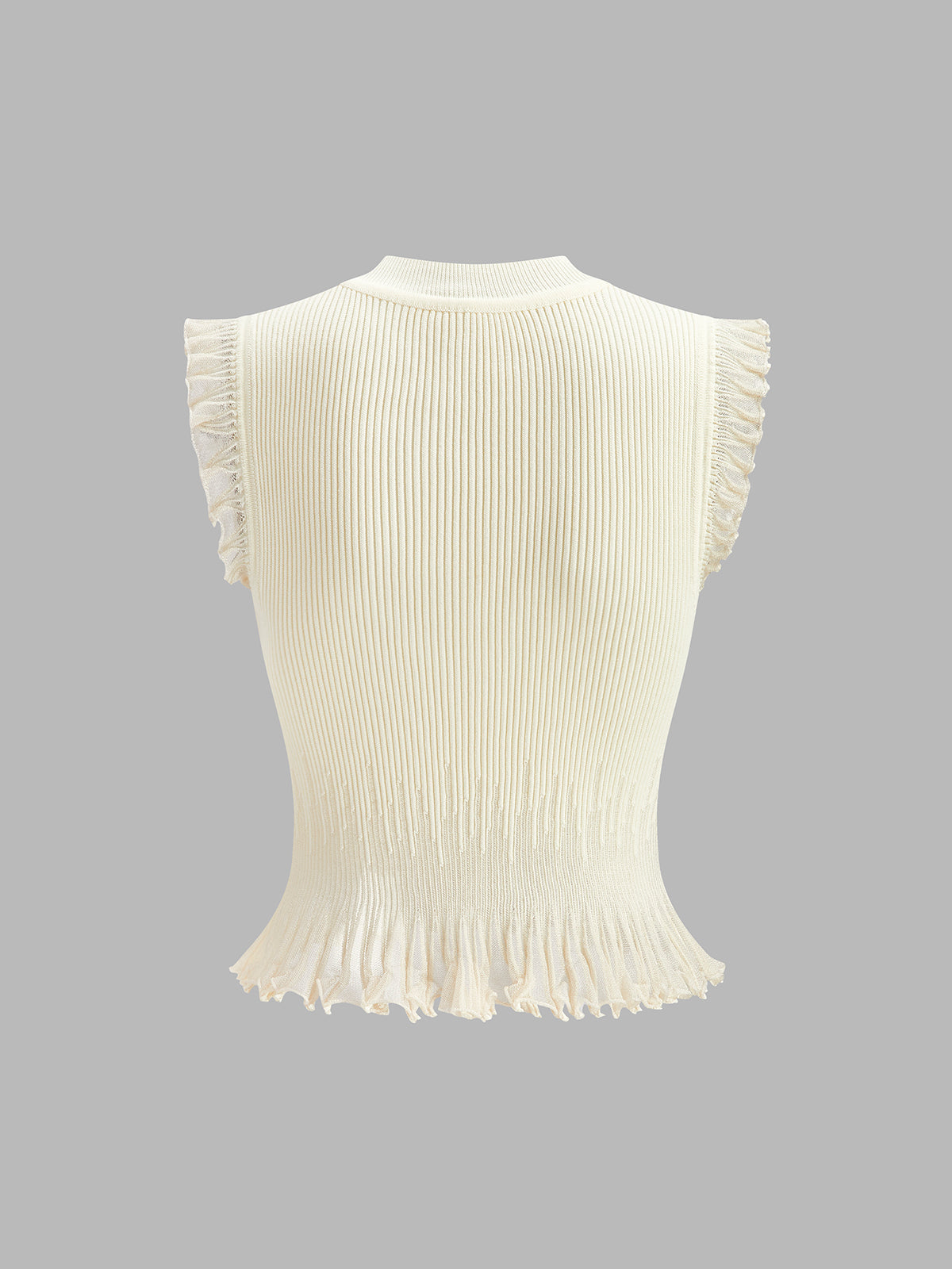 Elena Women's Ribbed Knit Top - styled view