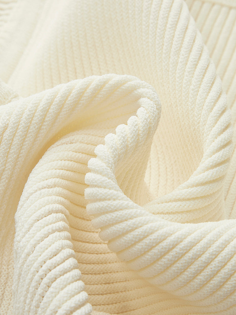 Elena Women's Ribbed Knit Top - shown in use