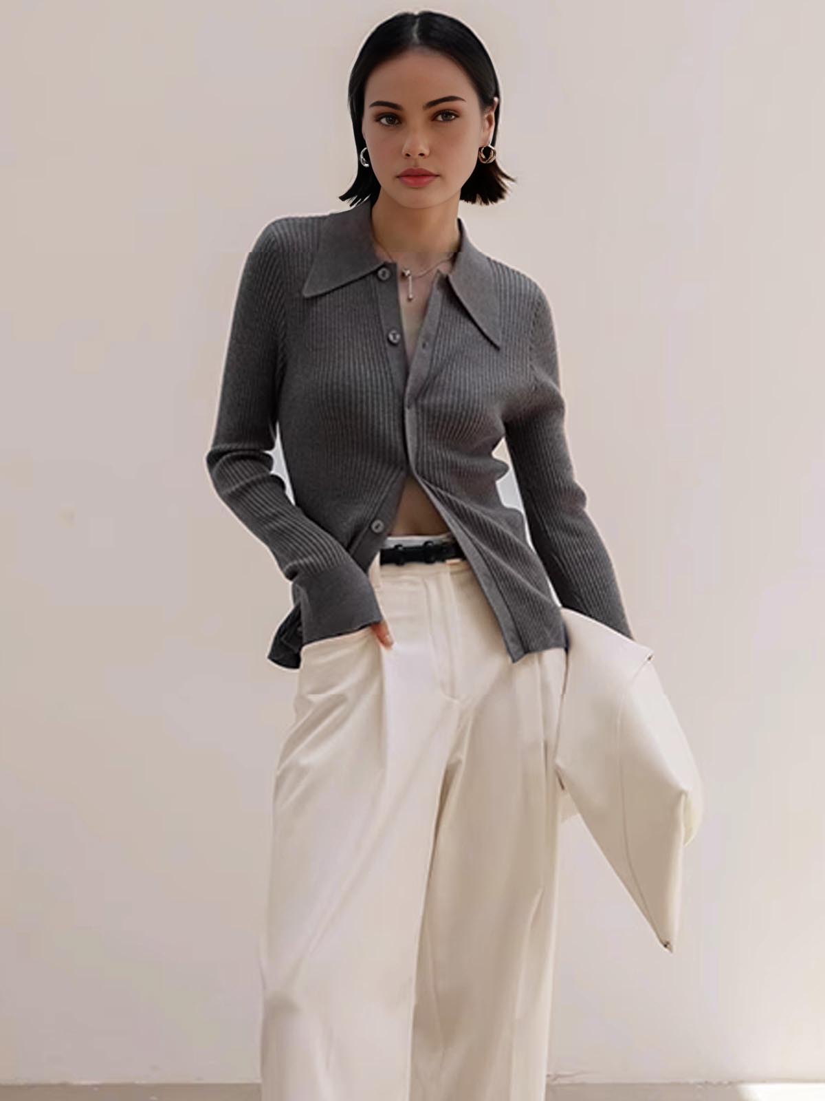 Noor Women's Cardigan - back view
