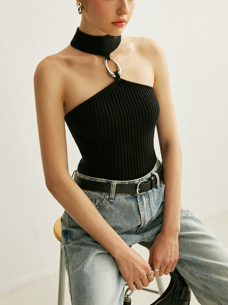 Greta Women's Top - fabric and finish detail