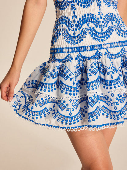 Talia Women's Dress - fabric and finish detail