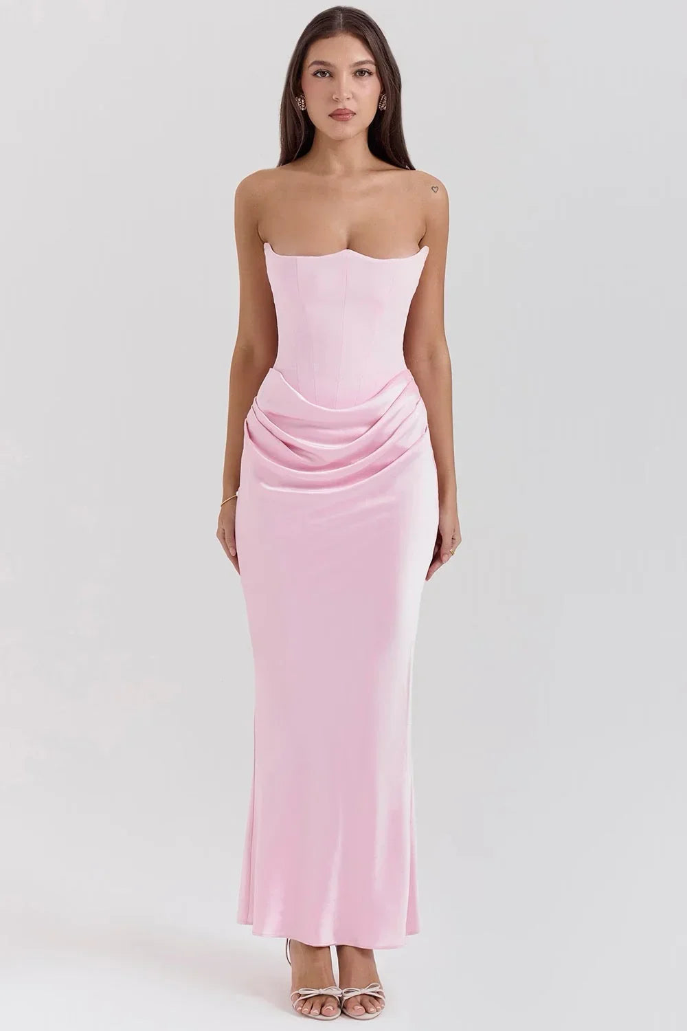 Wilda Women's Maxi Dress - fabric and finish detail
