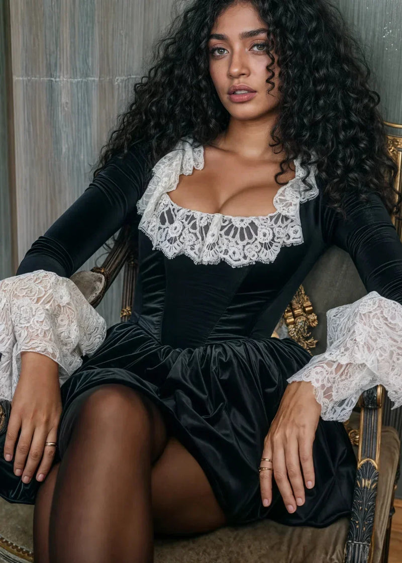 Elena Women's Mini Dress - close-up detail