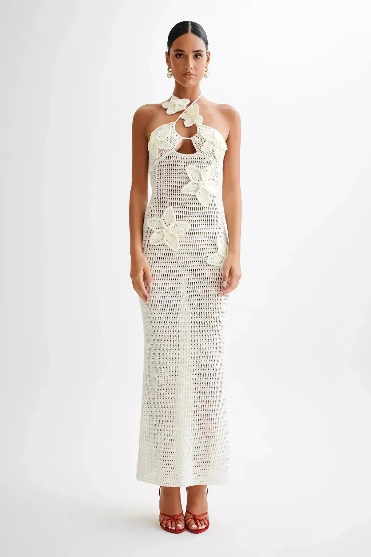 Paloma Women's Floral Dress - back view