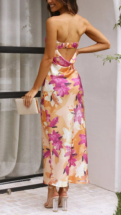 Noor Women's Floral Maxi Dress - front view