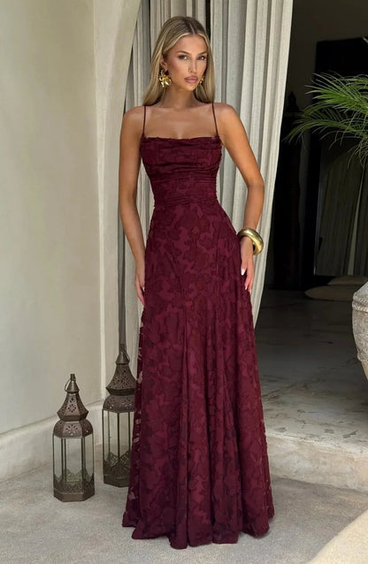Greta Women's Floral Maxi Dress - full-length view
