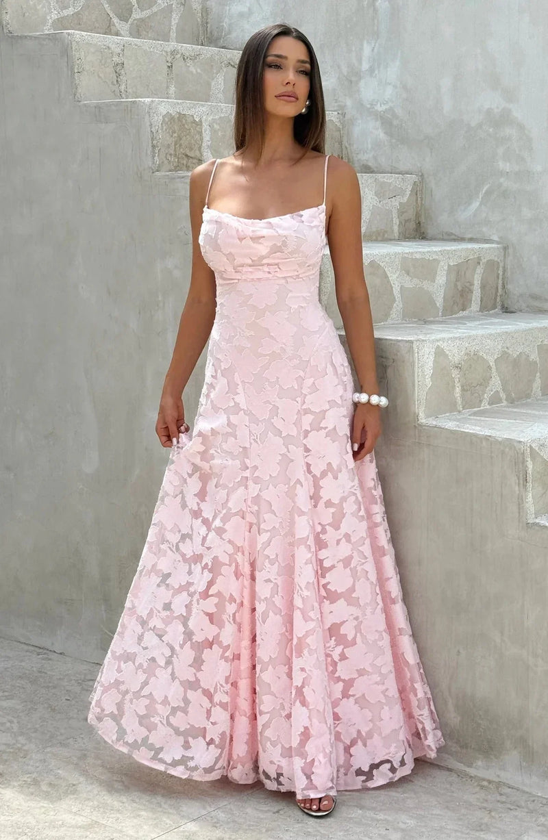 Greta Women's Floral Maxi Dress - front view