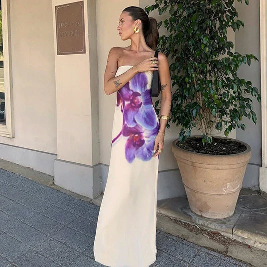 Kira Women's Floral Maxi Dress - front view
