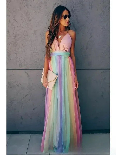 Selma Women's Maxi Dress - front view