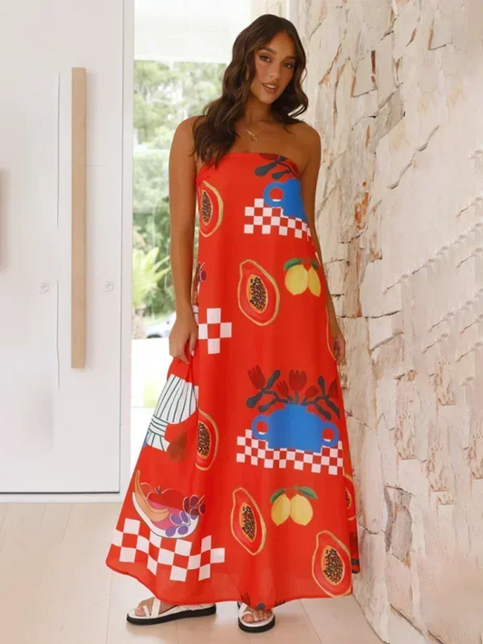 Kaia Women's Maxi Dress - styled view