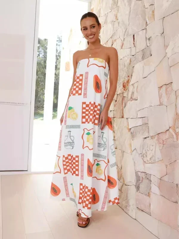 Kaia Women's Maxi Dress - styled view